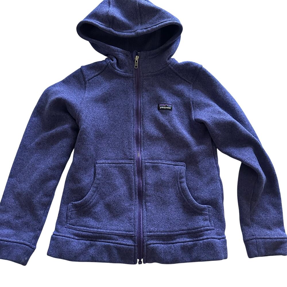 Patagonia Girls' Better Sweater Hoody - Purple - Large